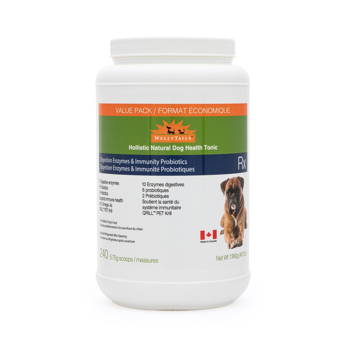 WellyTails Digestive Enzymes & Probiotics Dog ADVANCED