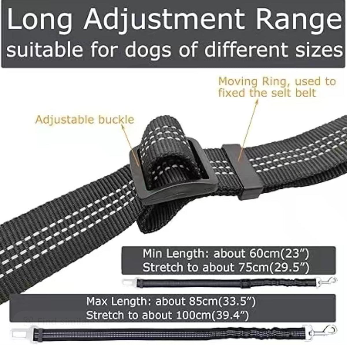 Dog Seat Belt Harness