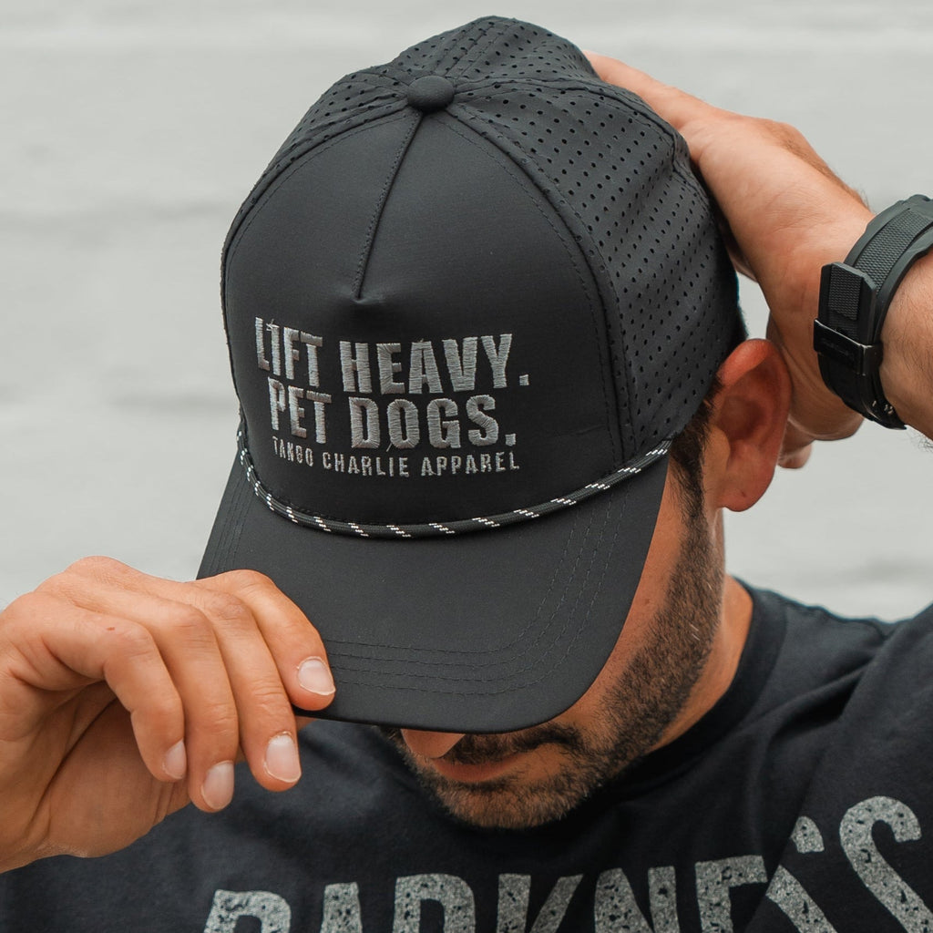 Lift Heavy. Pet Dogs. - Snapback Hat