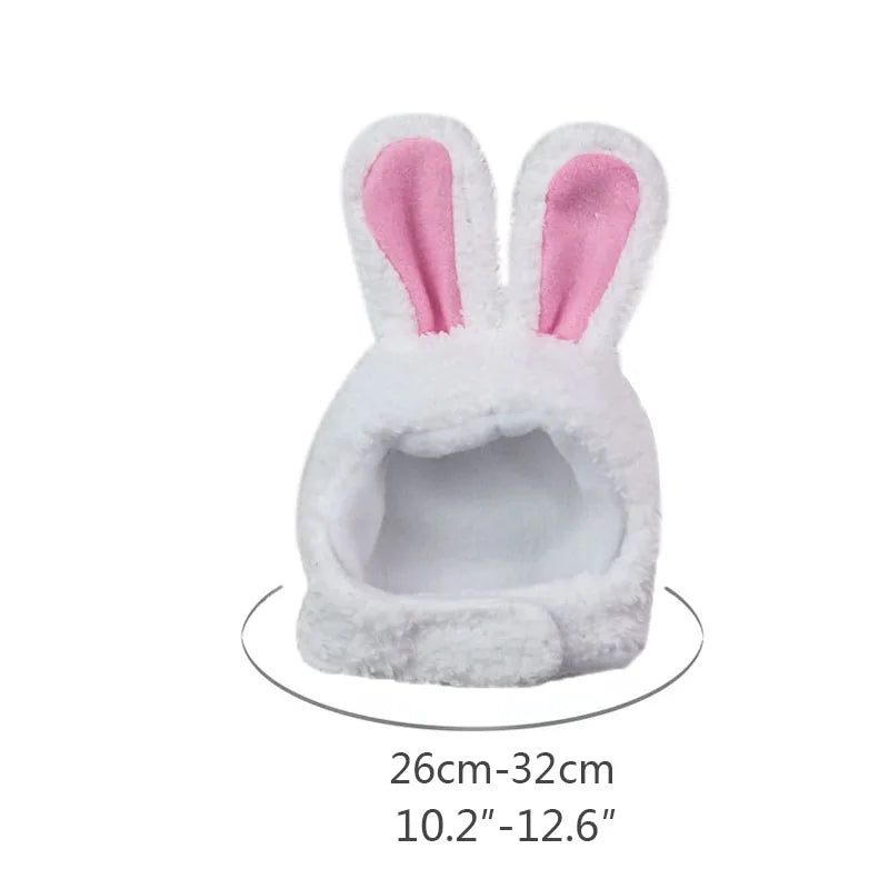 Plush Bear & Bunny Ear Pet Hat