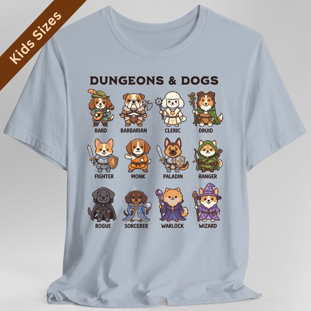 Dungeons & Dogs Kids T-Shirt