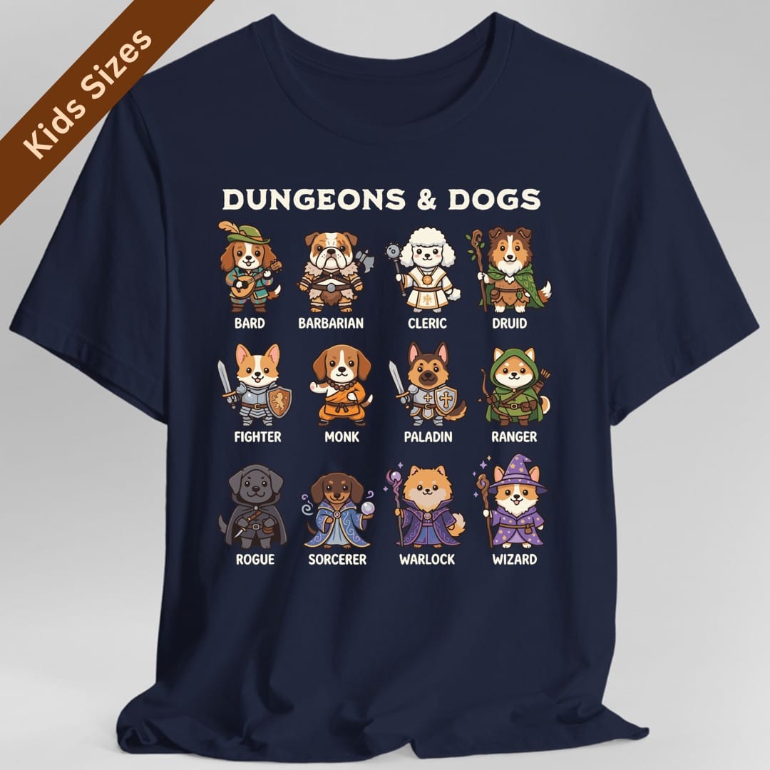 Dungeons & Dogs Kids T-Shirt